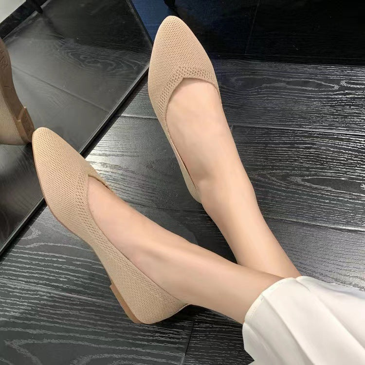 Tyra | Dame elegante ballerina sko med fleksibel sål