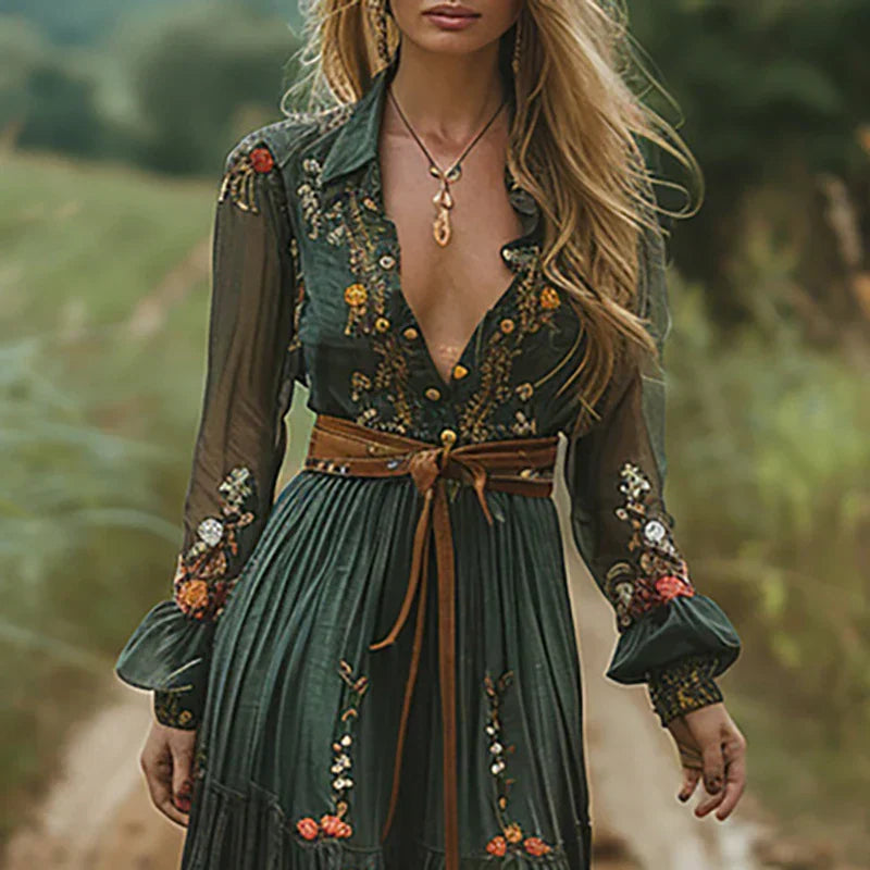 Astrid Sofie | Romantisk boho-maxi-kjole