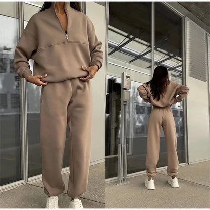 Julie | Komfortabelt lounge-sæt med sweatshirt og bukser