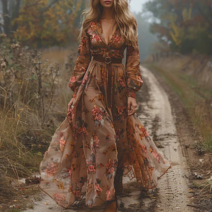 Astrid Sofie | Romantisk boho-maxi-kjole