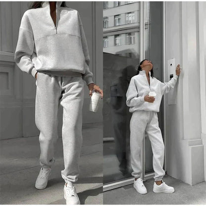 Julie | Komfortabelt lounge-sæt med sweatshirt og bukser