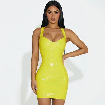 Sofie | Figursyet latexkjole med justerbare stropper