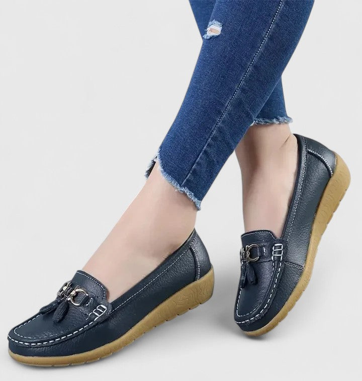 Elvira | Kvinders afslappede slip-on loafers