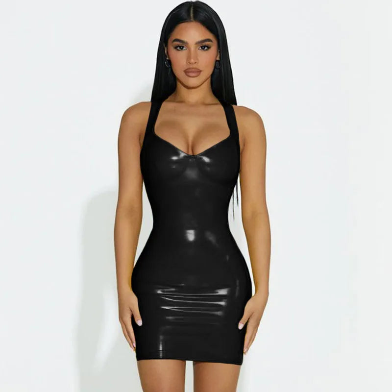 Sofie | Figursyet latexkjole med justerbare stropper