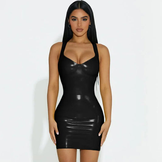 Sofie | Figursyet latexkjole med justerbare stropper