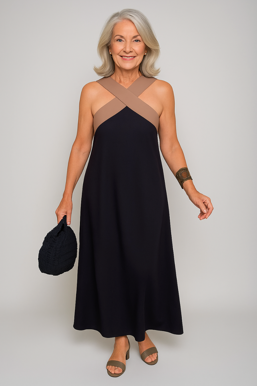 Caroline | Dame elegant sommer maxikjole