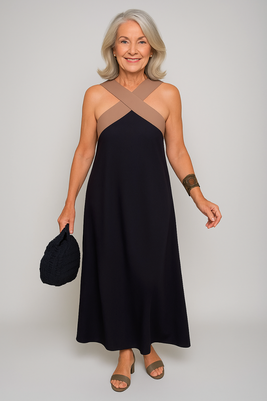 Caroline | Dame elegant sommer maxikjole