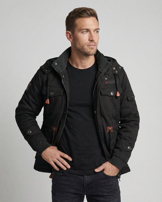 Mikkel | Herren-Winterjacke aus Polyester mit warmem, weichem Futter