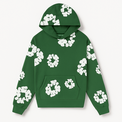 Erna | Dame hættetrøje og joggingsæt med print | Langærmet