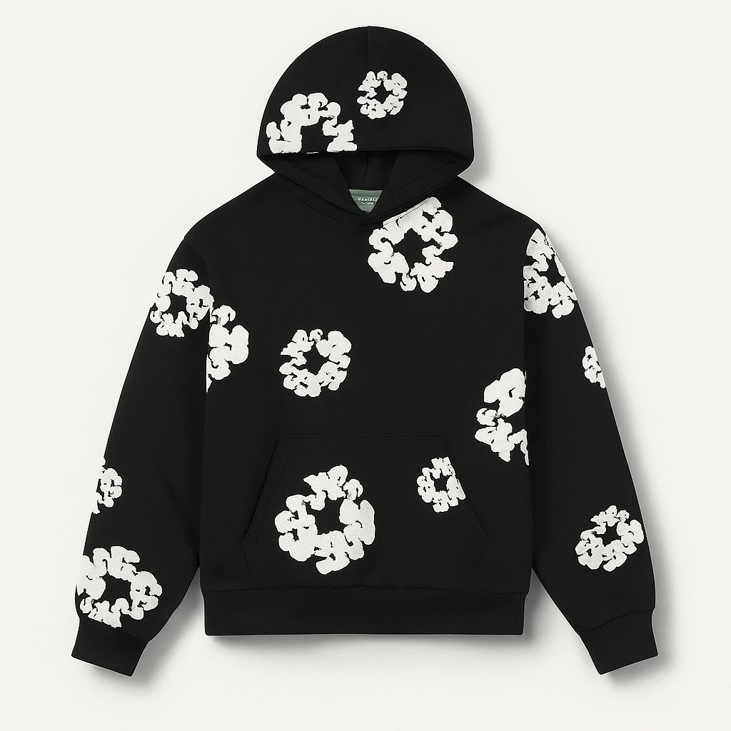 Erna | Dame hættetrøje og joggingsæt med print | Langærmet