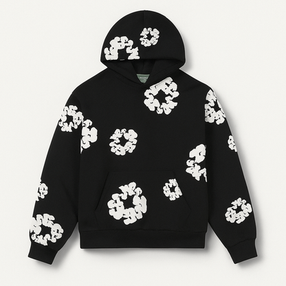 Erna | Dame hættetrøje og joggingsæt med print | Langærmet