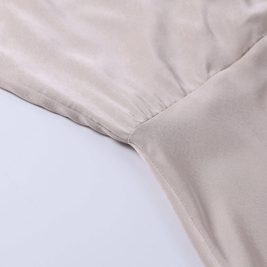 Alicia | Dame elegant maxikjole med slids og stropper