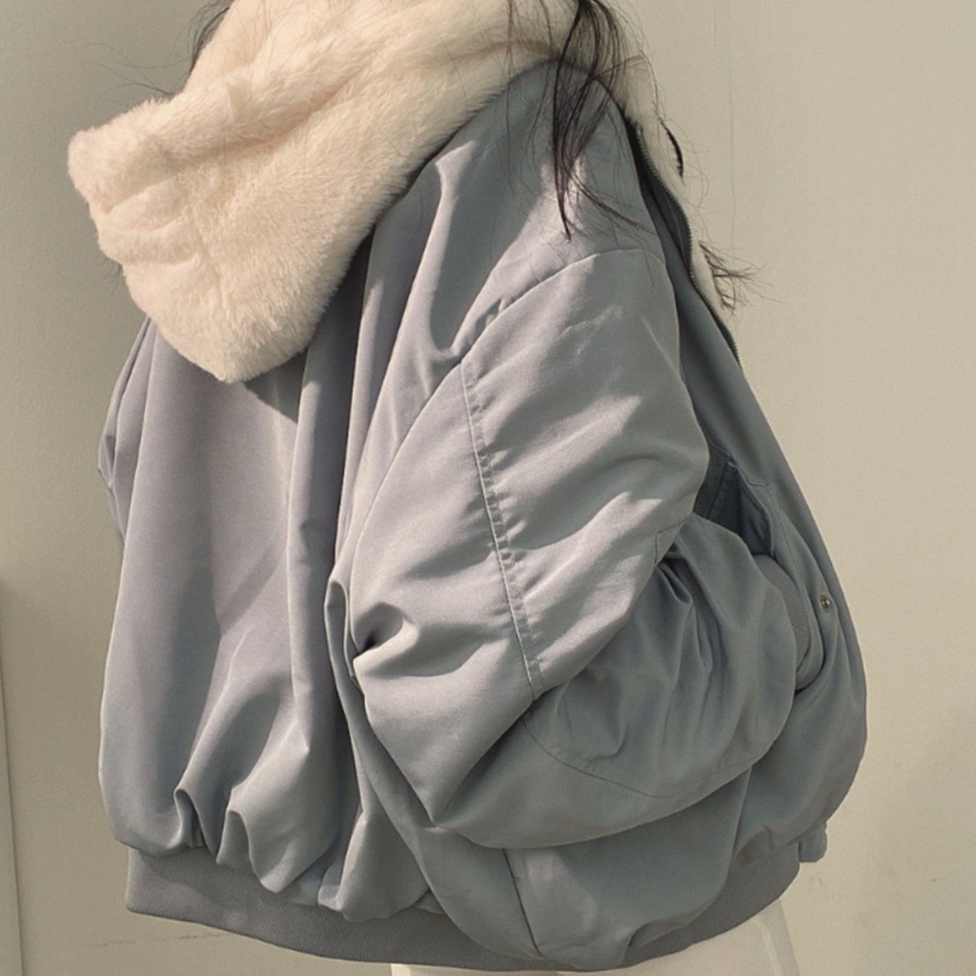 Jytte | Wende-Übergangsjacke für Damen mit Futter und Reißverschluss