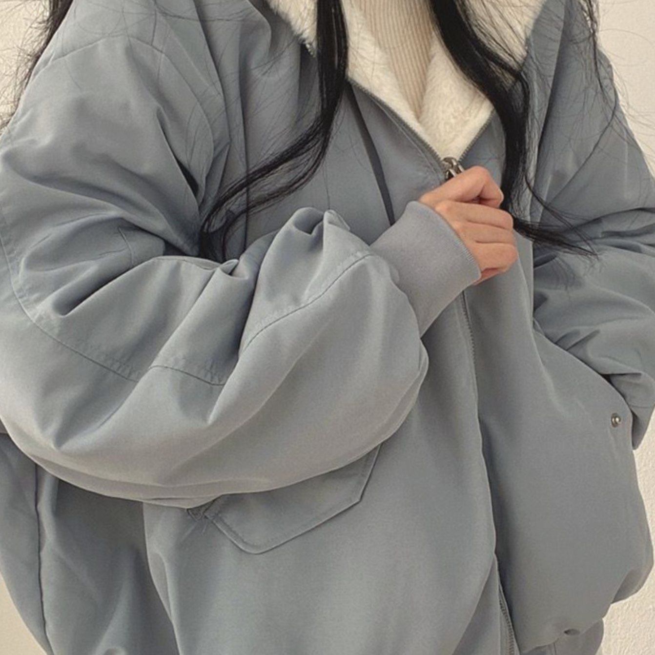Jytte | Wende-Übergangsjacke für Damen mit Futter und Reißverschluss