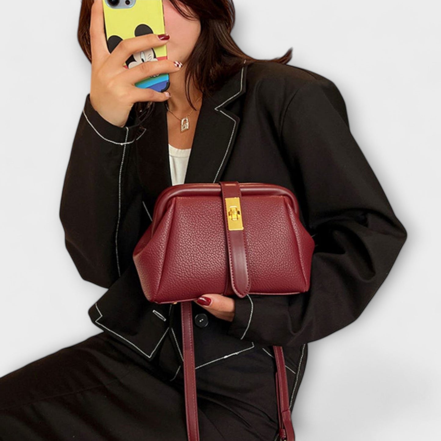 Malene | Elegant Mini-Håndtaske Til Kvinder