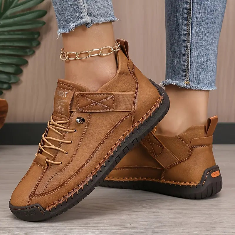 Oline | Dame sneakers med snorelukning og platformsål