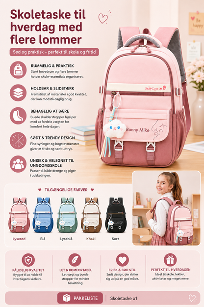 Bina | Alltagsschulranzen mit mehreren Taschen
