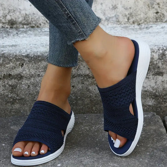 Charlotte | Dame ortopædiske slip-on sandaler med åben tå