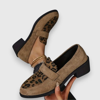 Isabella | Loafers med leopardmønster til kvinder