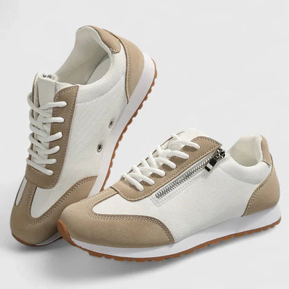Clara | Dame forårs retro snøresneakers