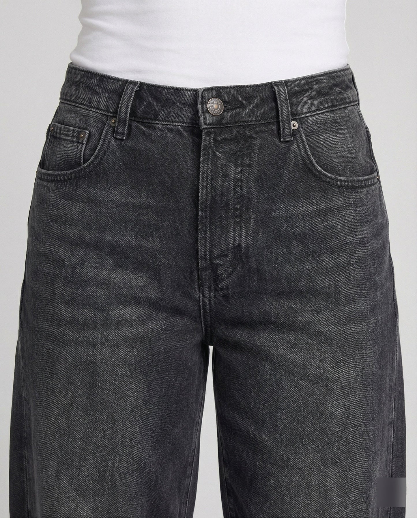 Hedda | Dame jeans med mid rise og barrel pasform samt løs silhuet