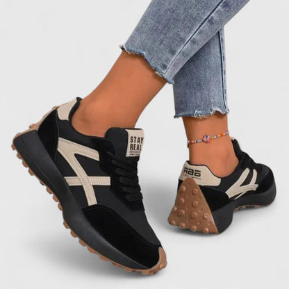 Josefine | Forårs Afslappede Løbesneakers med Snørebånd til Kvinder