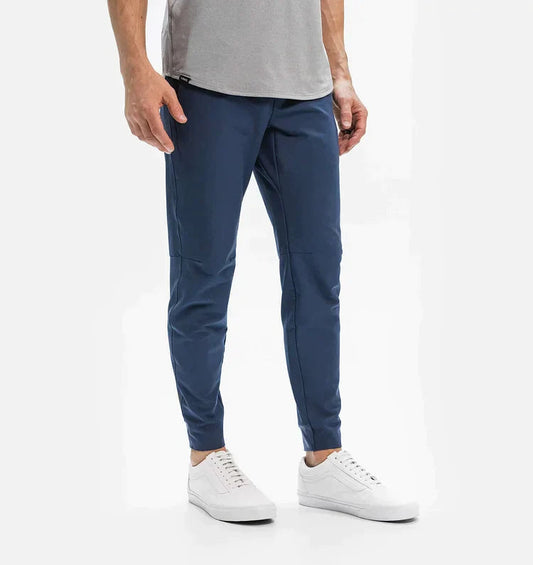 Hrafn | Herre slim fit sportbukser med elastisk talje