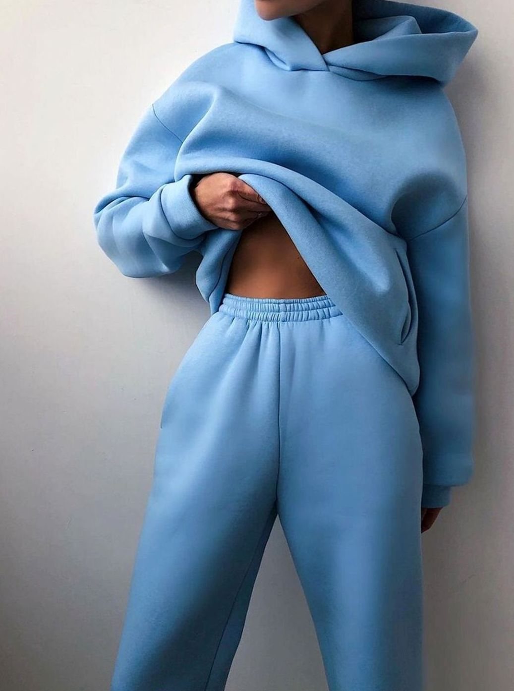 Grethe | Dame oversized hættetrøje med joggingbukser