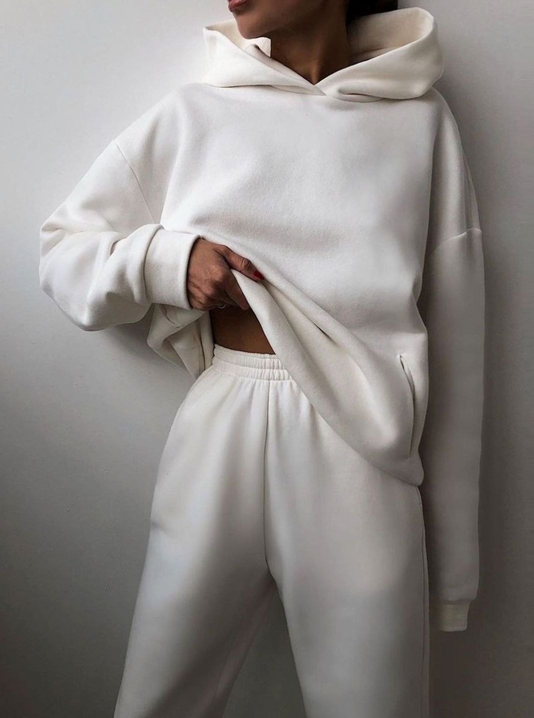 Grethe | Dame oversized hættetrøje med joggingbukser