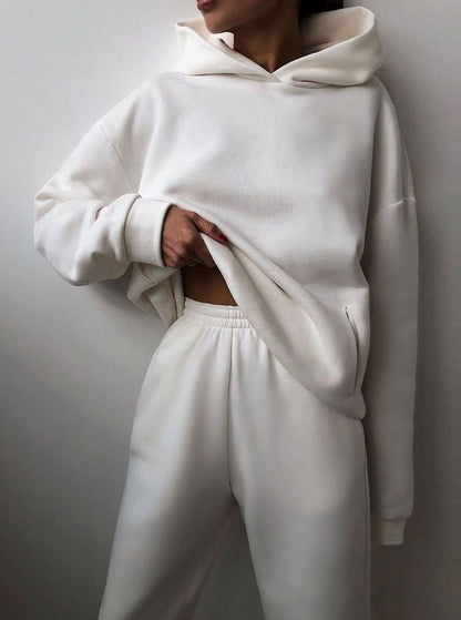 Grethe | Dame oversized hættetrøje med joggingbukser