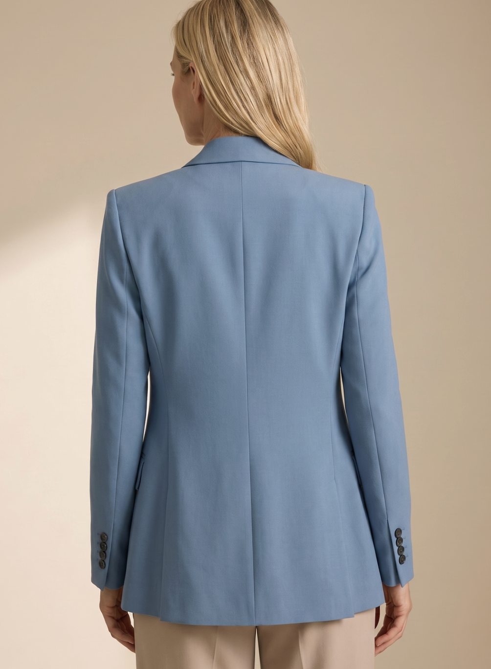 Lisbeth | Dame elegant blazer-sæt med svajbukser