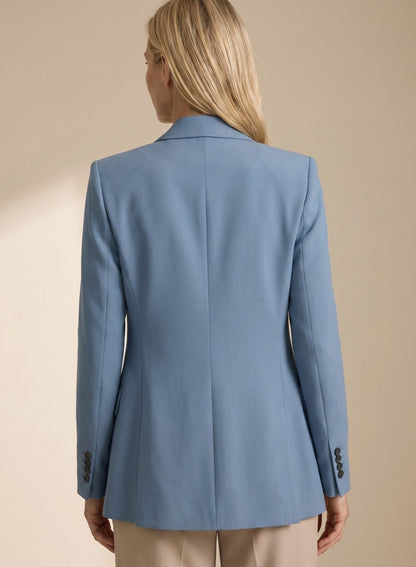 Lisbeth | Dame elegant blazer-sæt med svajbukser