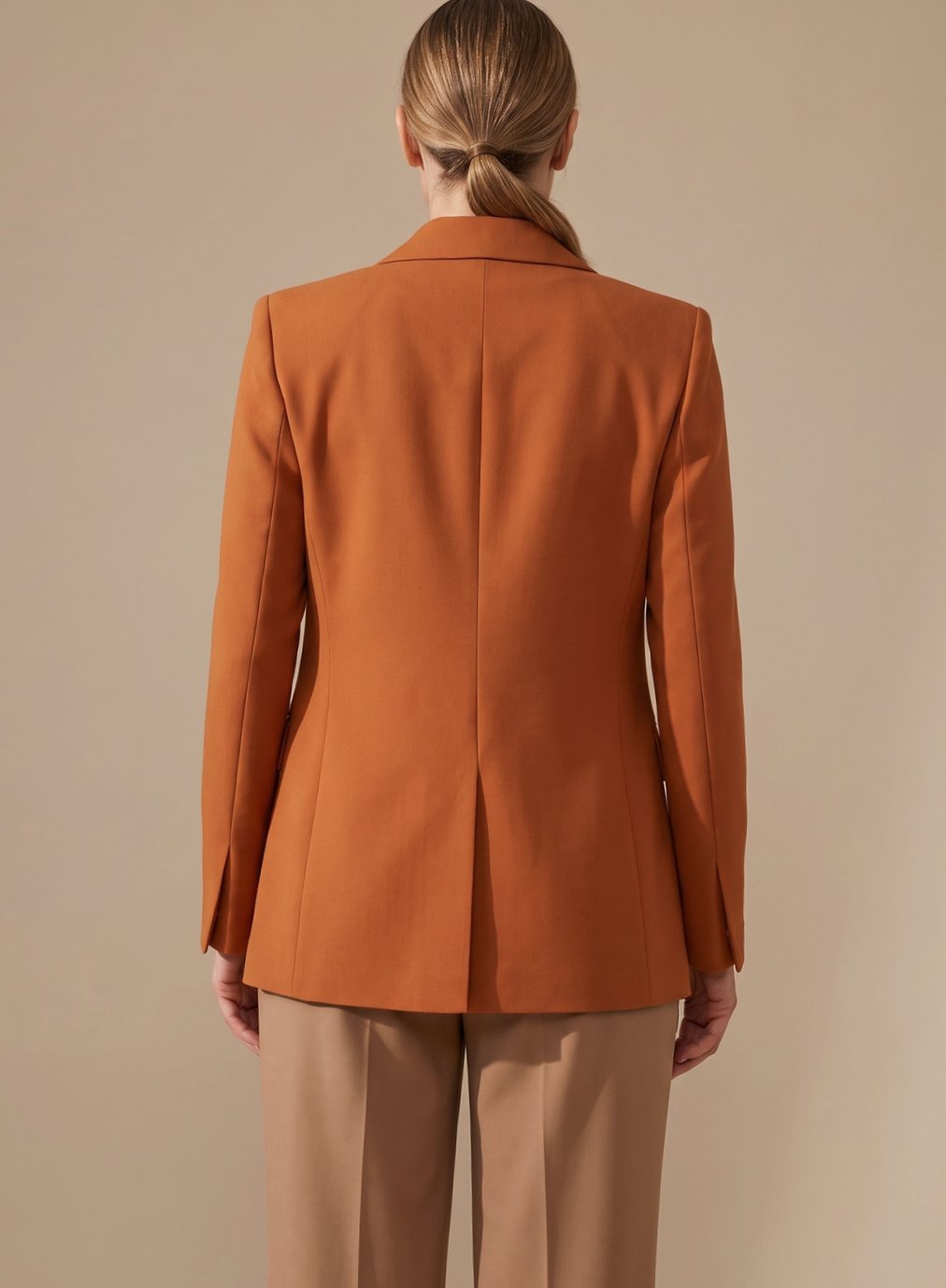Lisbeth | Dame elegant blazer-sæt med svajbukser