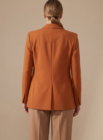 Lisbeth | Dame elegant blazer-sæt med svajbukser