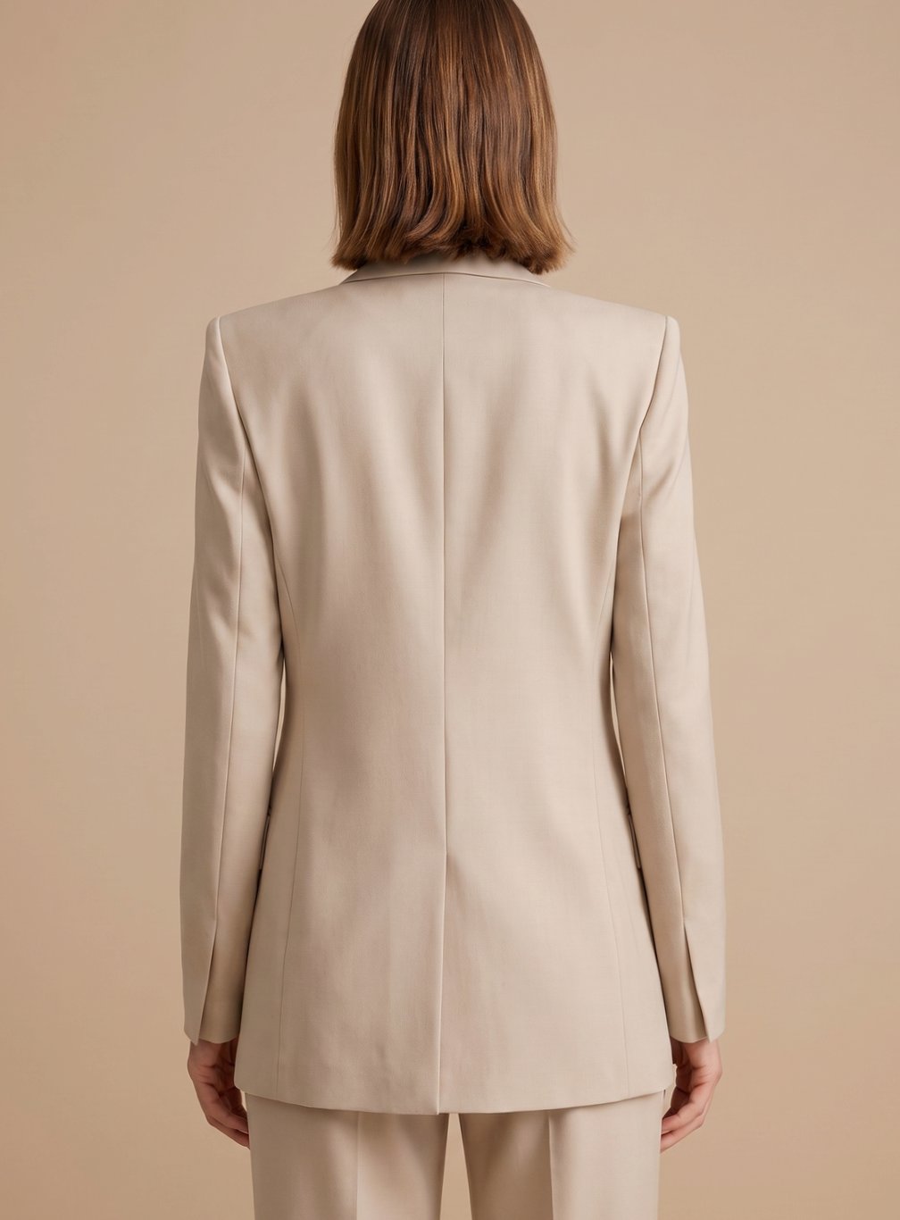 Lisbeth | Dame elegant blazer-sæt med svajbukser