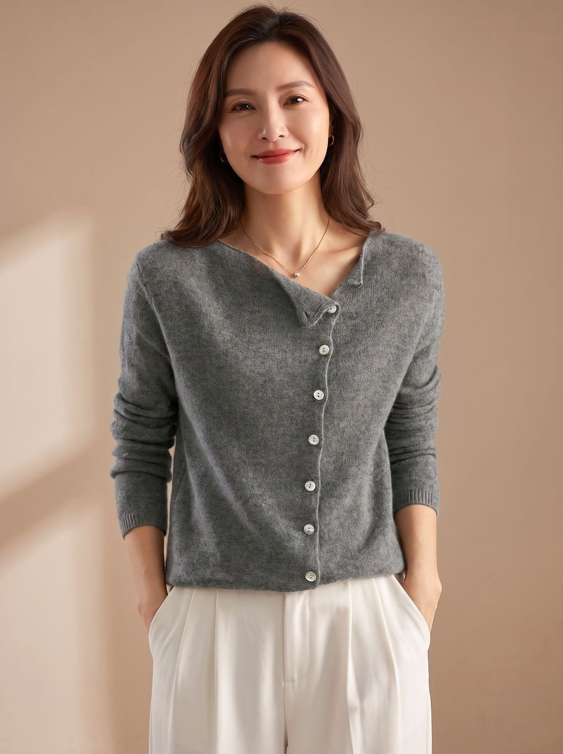 Tove | Klassischer Damen-Strickpullover mit warmem und bequemem Design
