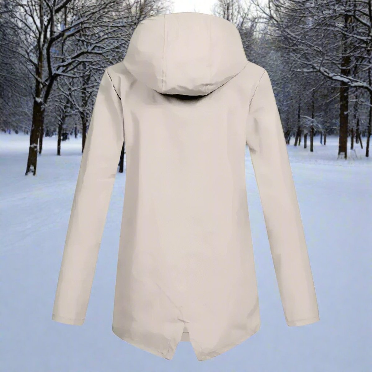 Amalie | Wasserdichte Damen-Regenjacke mit Kapuze und Reißverschluss