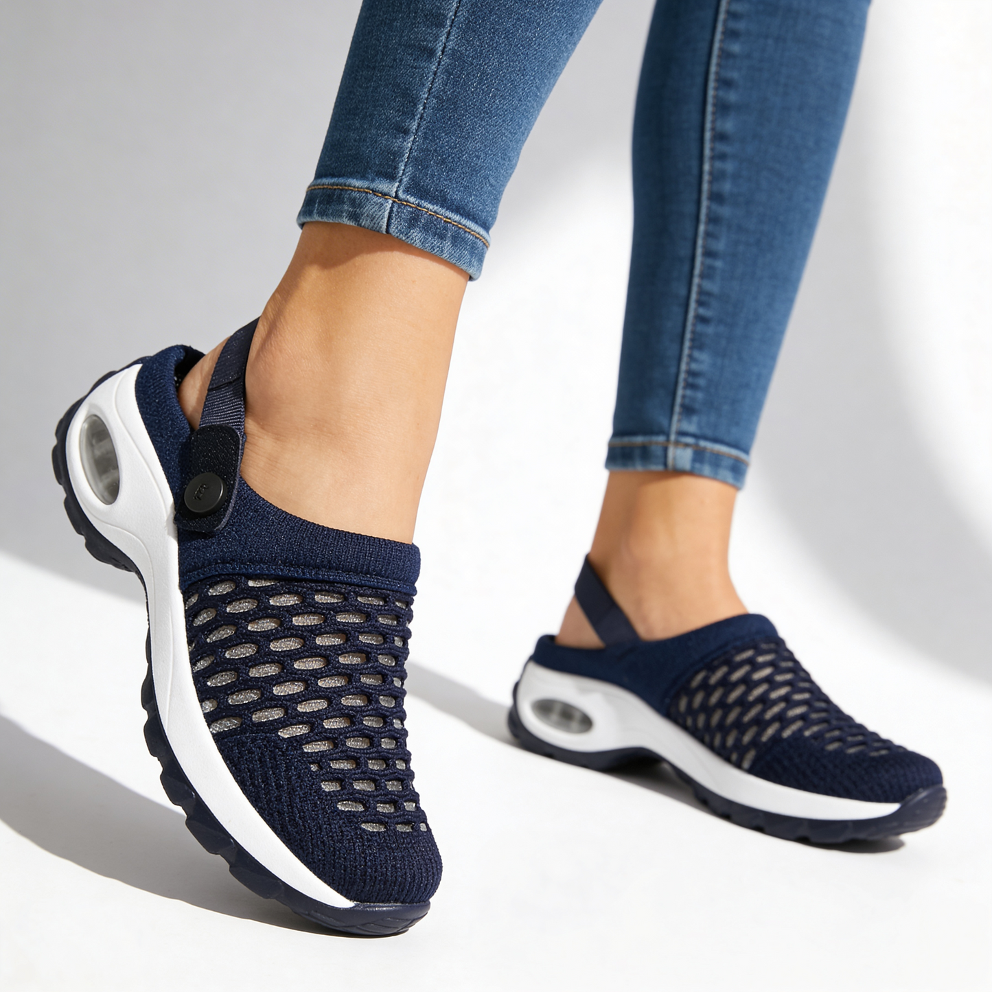 Laura | Ortopædiske sneakers med aircool og åndbar pasform