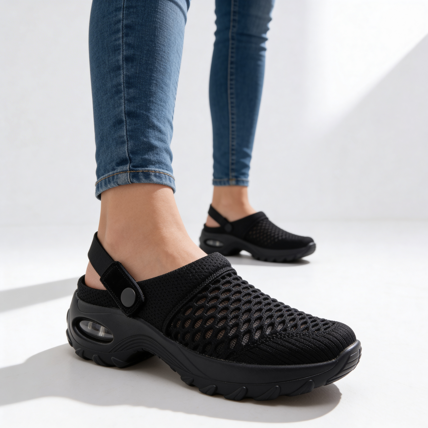 Laura | Ortopædiske sneakers med aircool og åndbar pasform