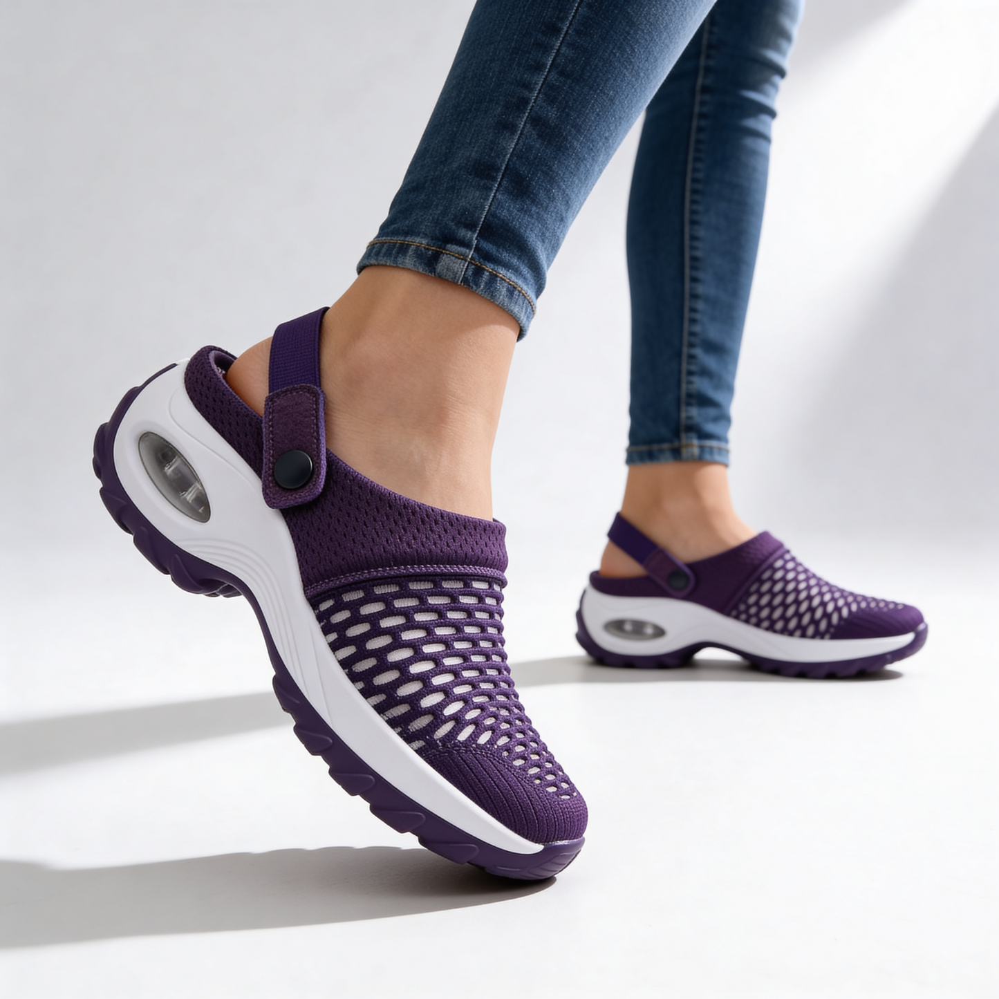 Laura | Ortopædiske sneakers med aircool og åndbar pasform