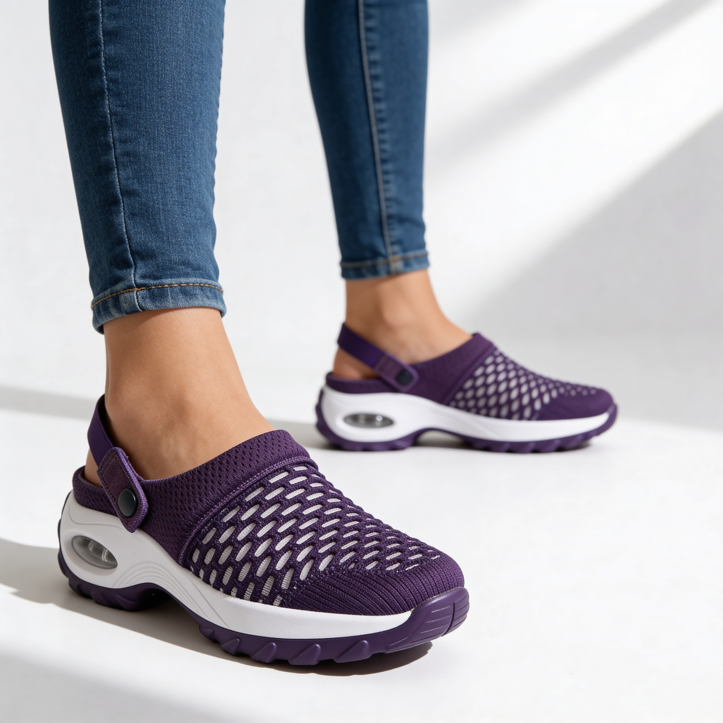 Laura | Ortopædiske sneakers med aircool og åndbar pasform