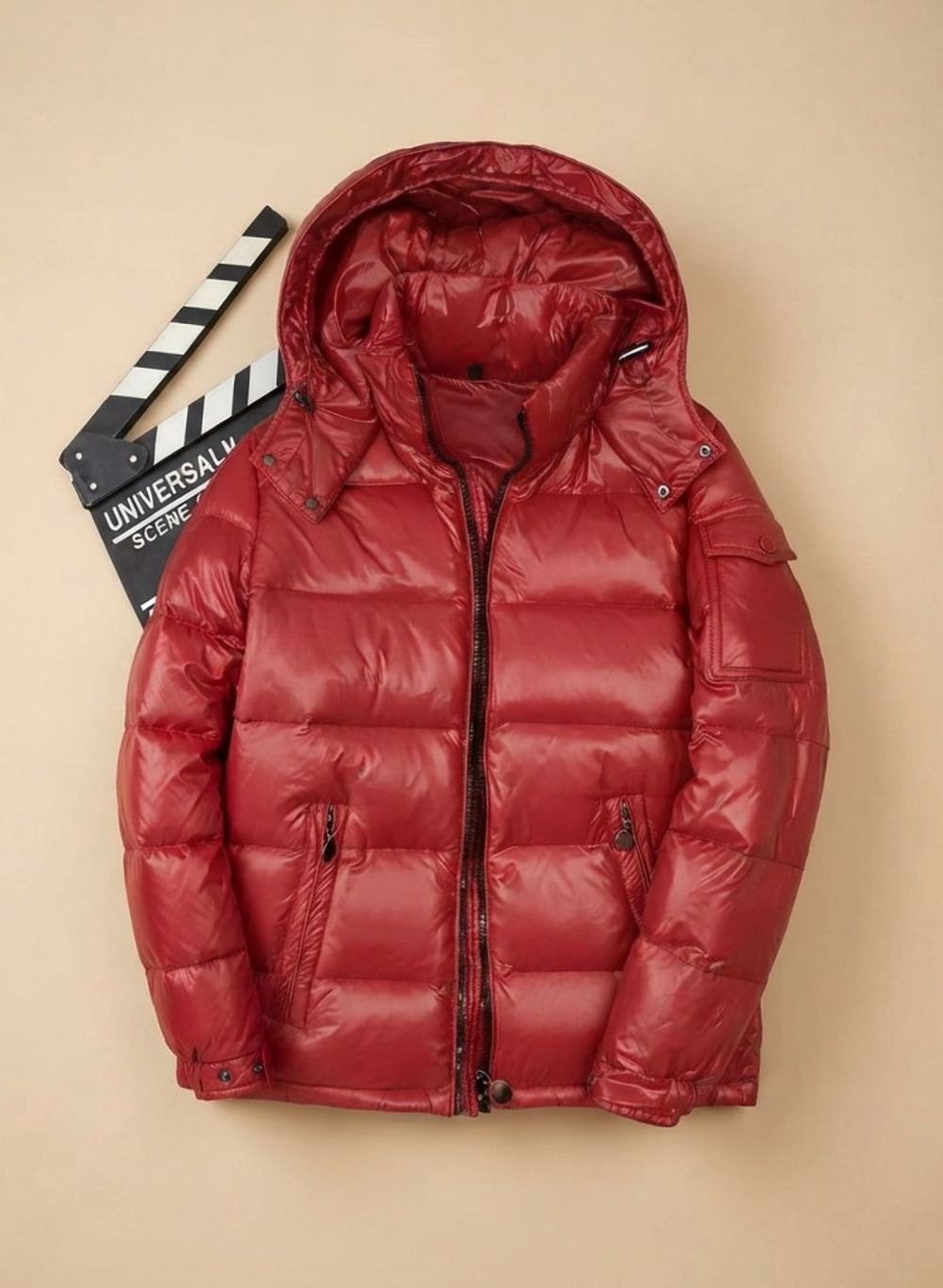 Søren | Glänzende gesteppte Herren-Winterjacke mit Entendaunen und winddichtem Design