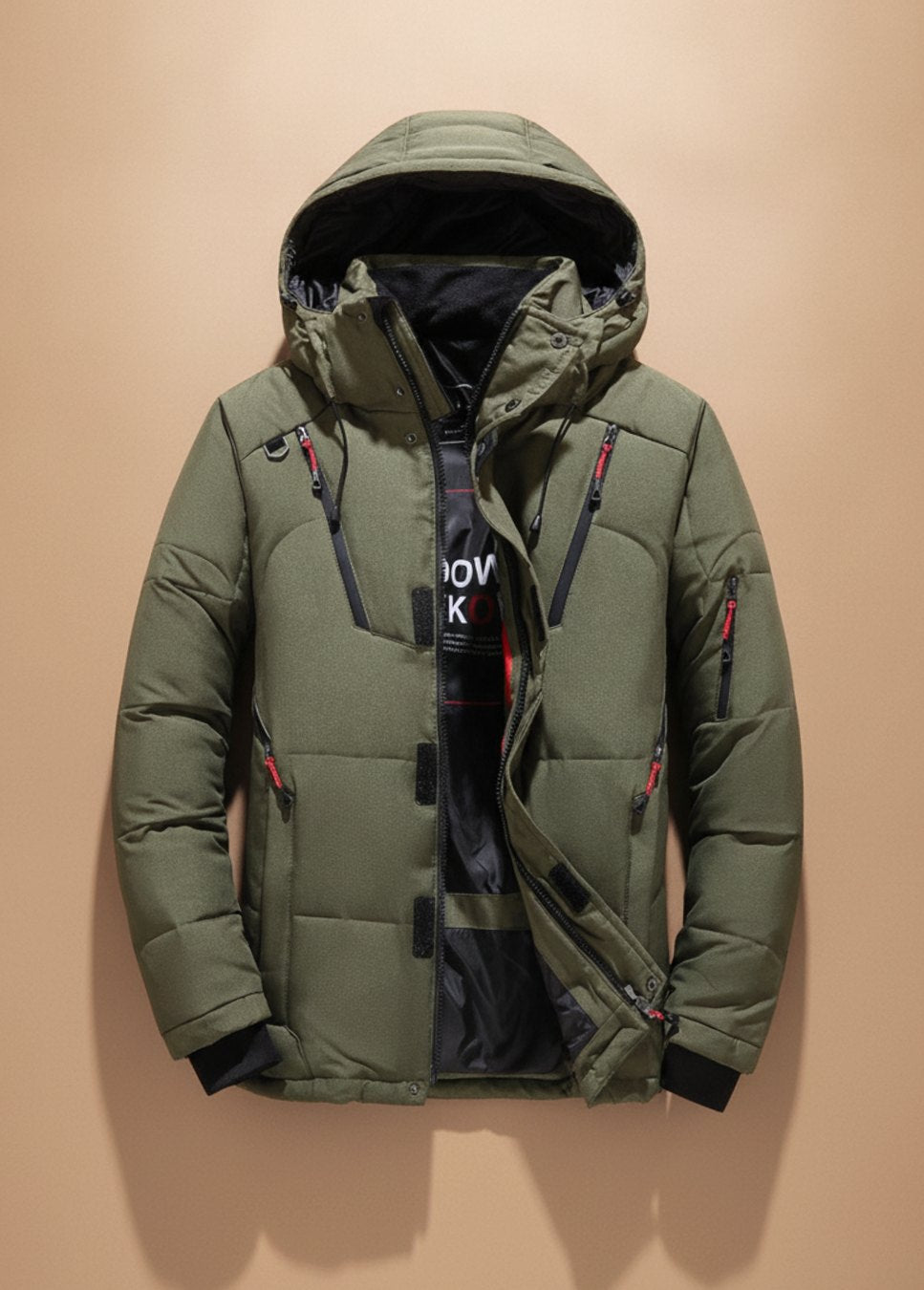Henrik | Winterjacke für Herren mit Kapuze und warmem Futter