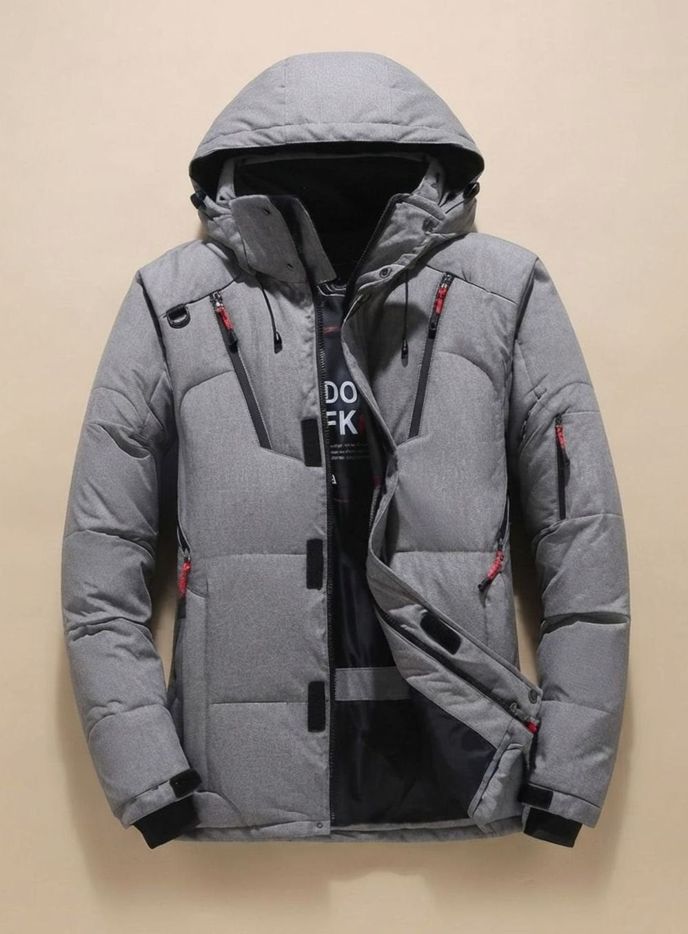 Henrik | Winterjacke für Herren mit Kapuze und warmem Futter