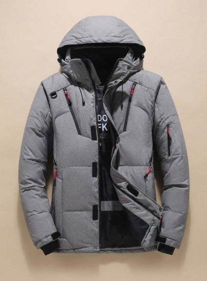 Henrik | Winterjacke für Herren mit Kapuze und warmem Futter