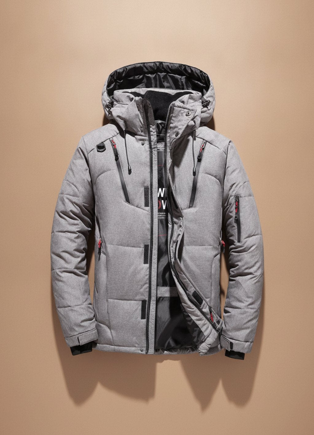 Henrik | Winterjacke für Herren mit Kapuze und warmem Futter