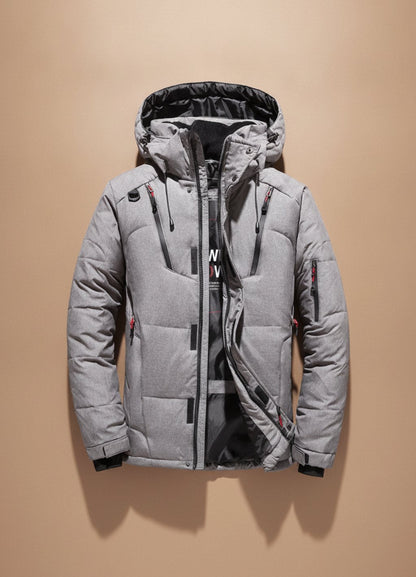 Henrik | Winterjacke für Herren mit Kapuze und warmem Futter