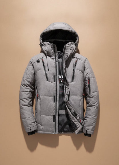 Henrik | Winterjacke für Herren mit Kapuze und warmem Futter