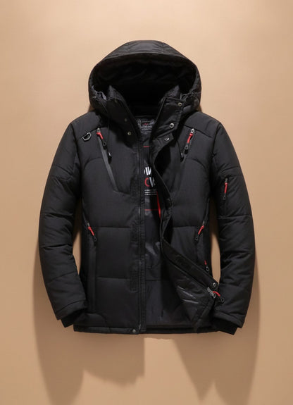 Henrik | Winterjacke für Herren mit Kapuze und warmem Futter