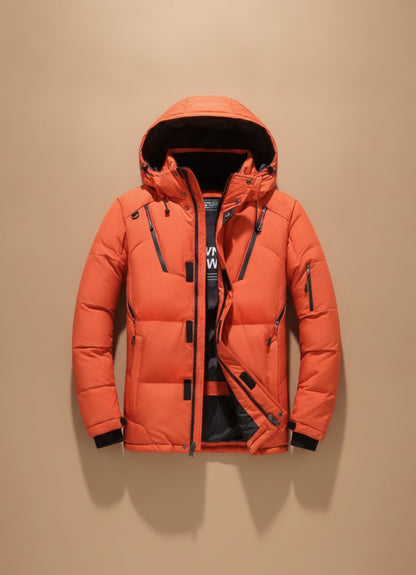 Henrik | Winterjacke für Herren mit Kapuze und warmem Futter